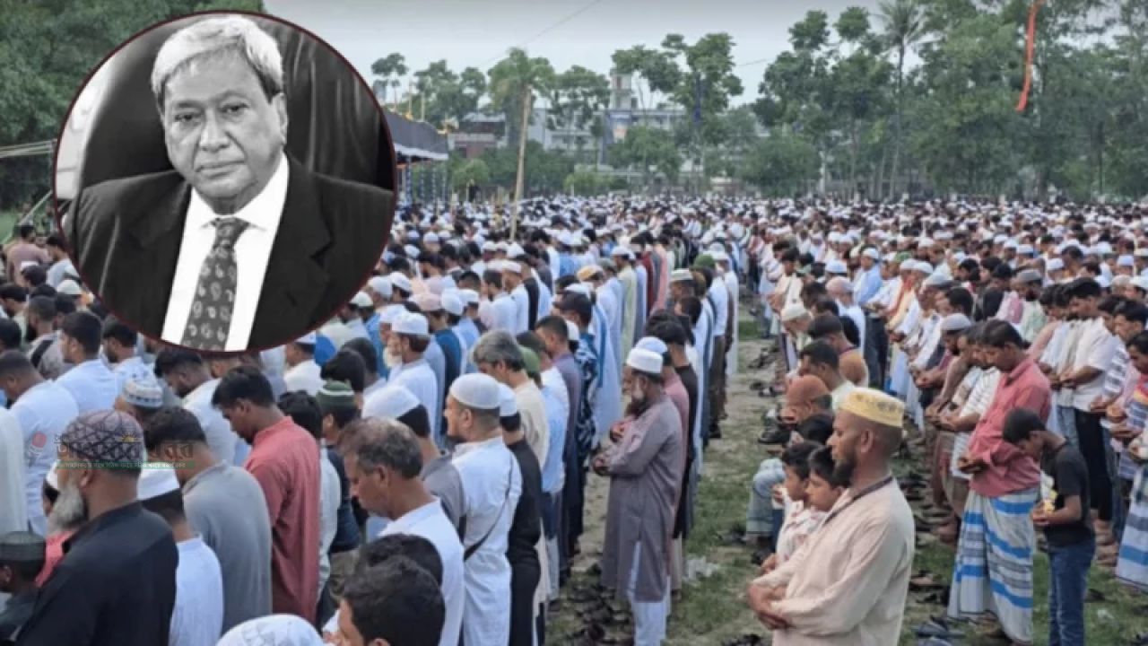 Mizanur Rahman Sinha laid to rest beside father’s grave